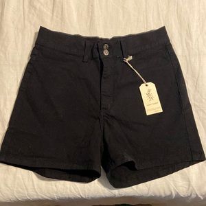 NWT Angry Rabbit High Rise Black Denim Shorts